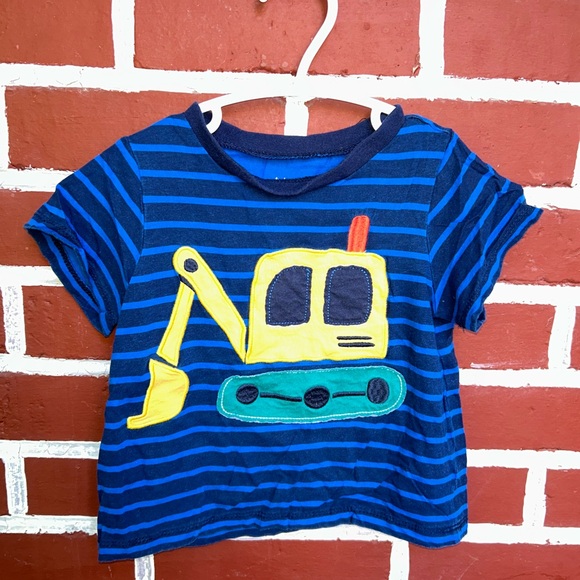 First impressions | striped short sleeve t-shirt | size 24m - Picture 1 of 4